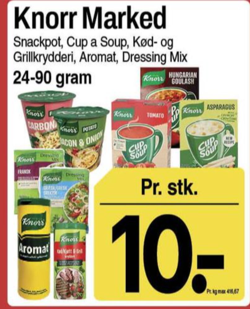 Knorr Koppen Cup a Soup, Aspargessuppe