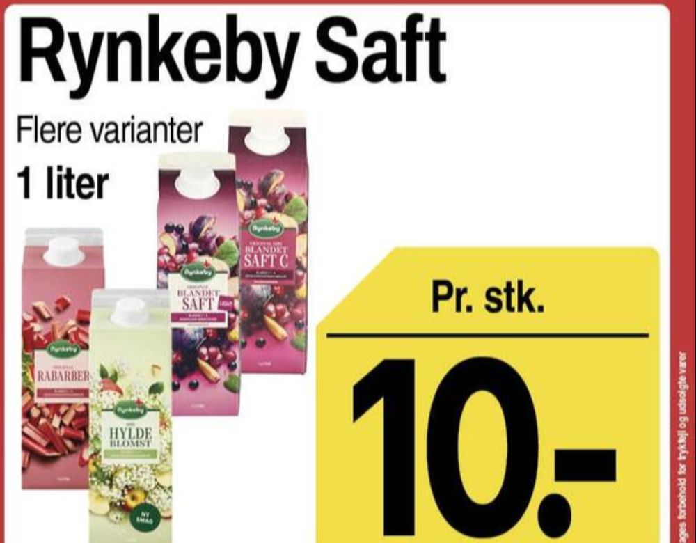 Rynkeby, Rabarber Frugtsaft 