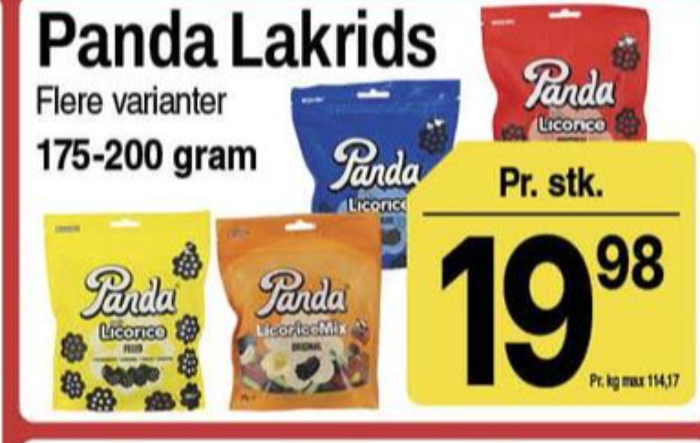 Panda Licorice, Lakridspose Salty Salmiak