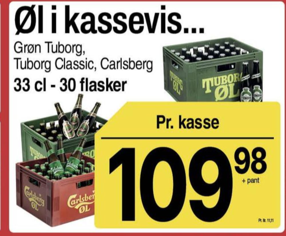 Carlsberg Pilsner, Øl