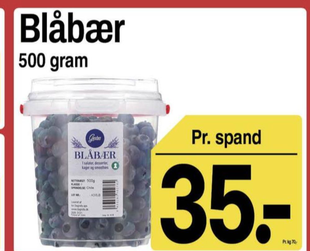 Gestus, Blåbær