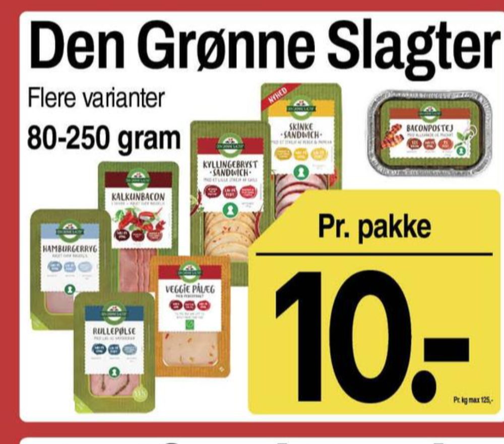 Den Grønne Slagter Baconpostej, Leverpostej