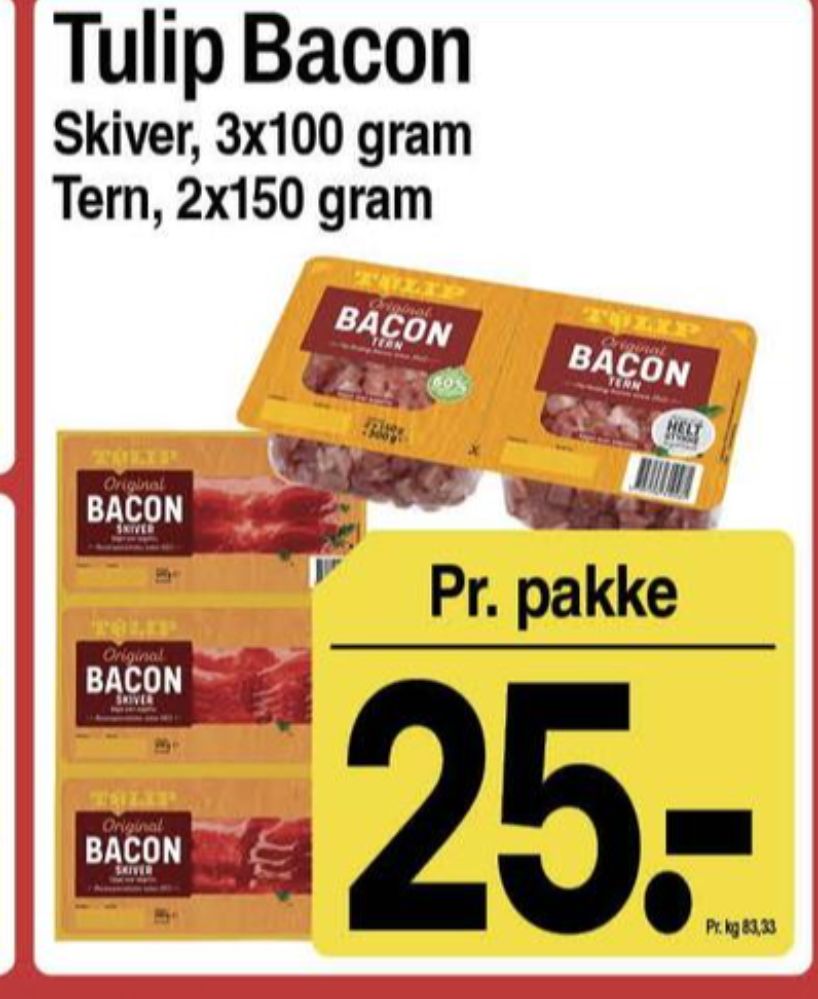 Tulip, Bacontern