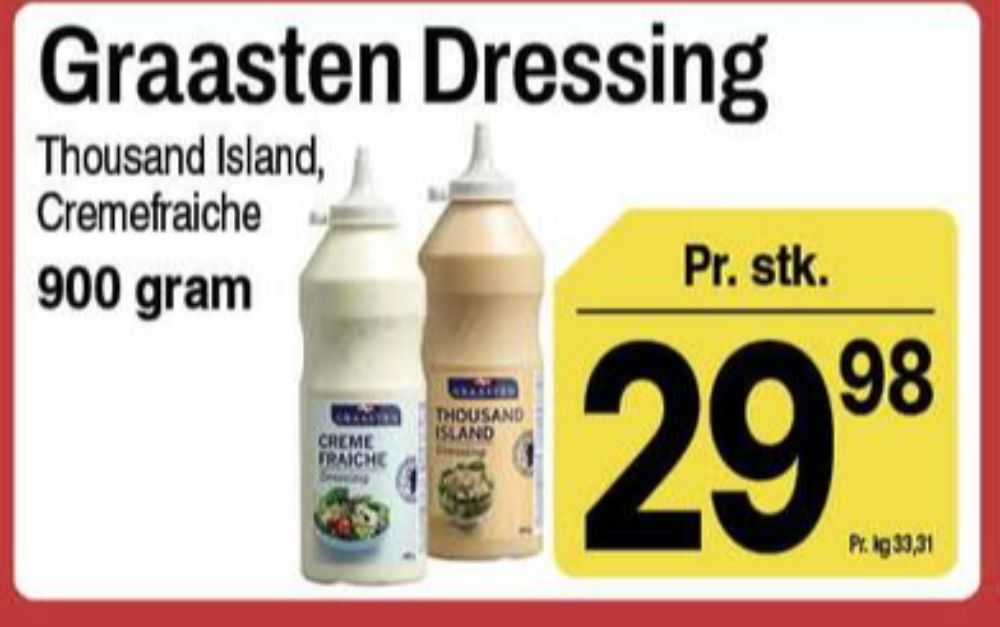 Graasten, Creme Fraiche Dressing