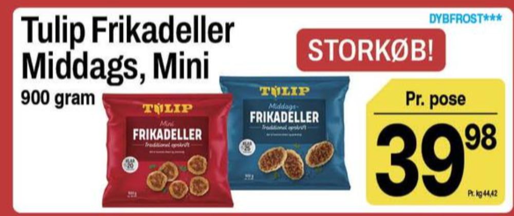 Tulip, Mini Frikadeller