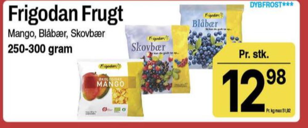 Frigodan, Blåbær
