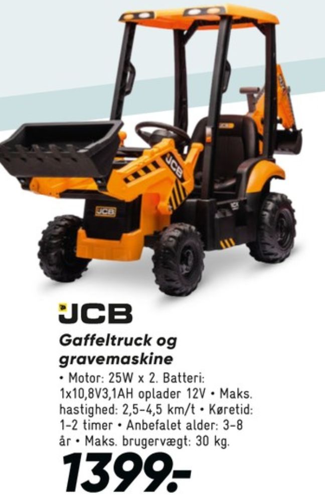 JCB, Batteridrevet legetøj
