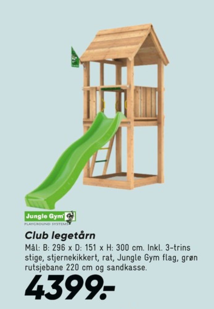 Jungle Gym, Legetårn