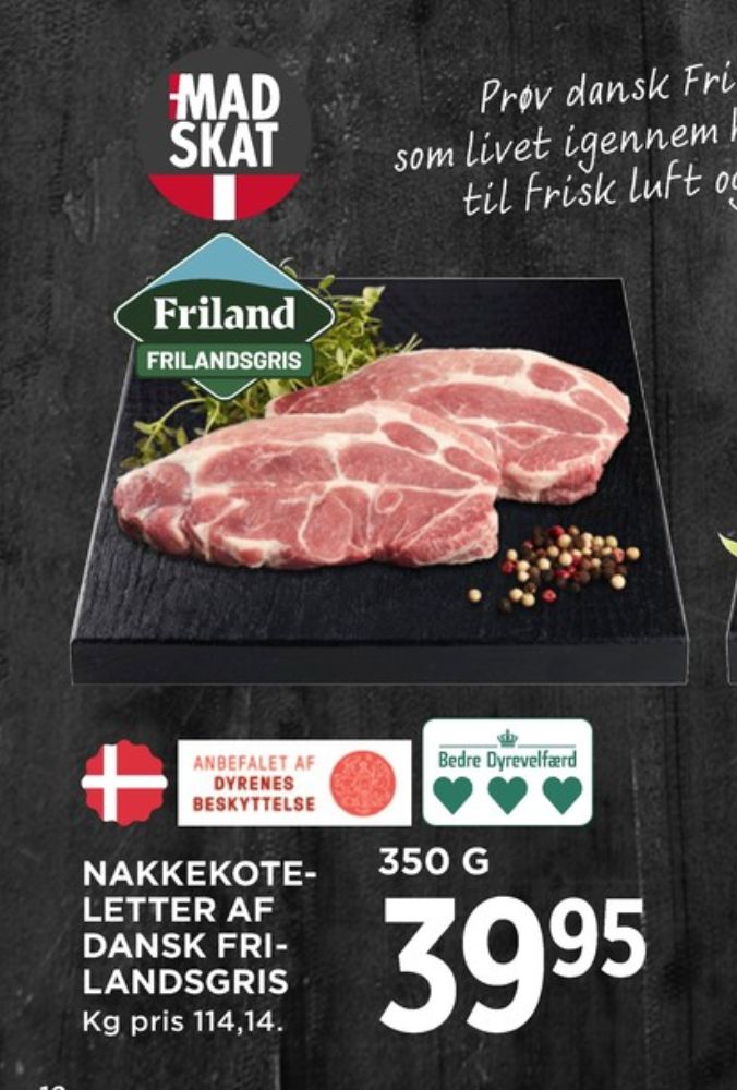 Friland, Nakkekoteletter