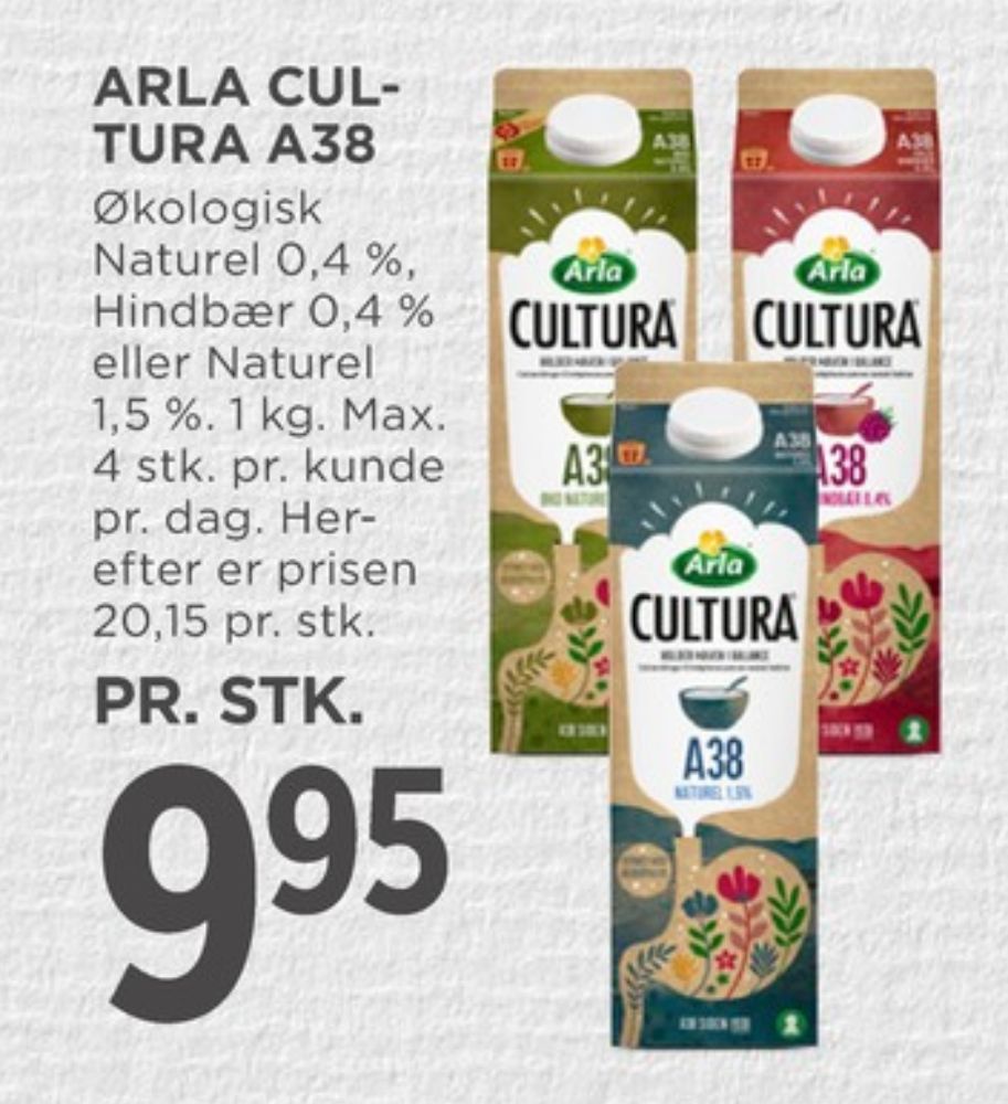 Cultura, A-38 Øko Naturel 0,4%