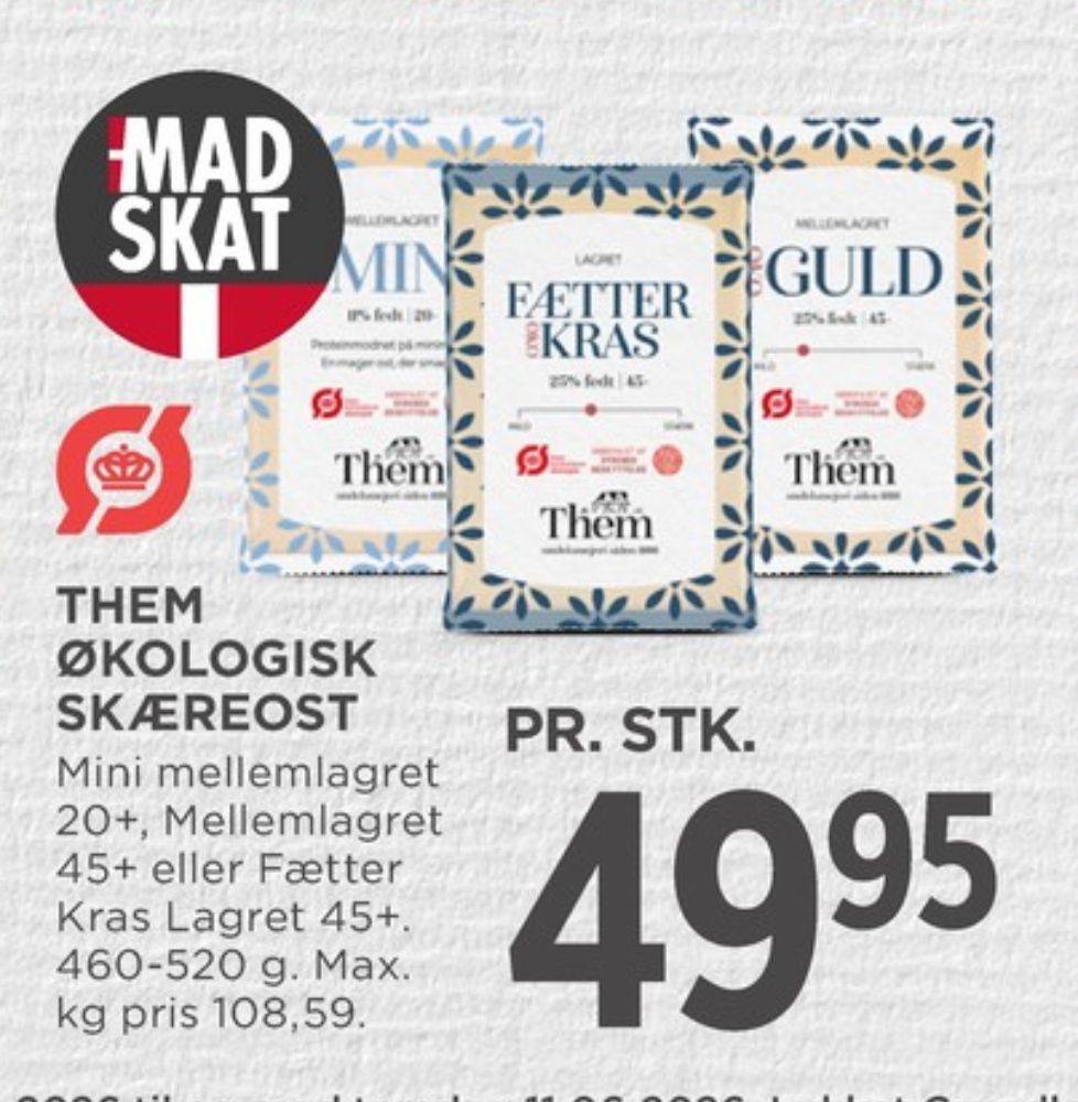 Them Ost, Skæreost Fætter Kras lagret