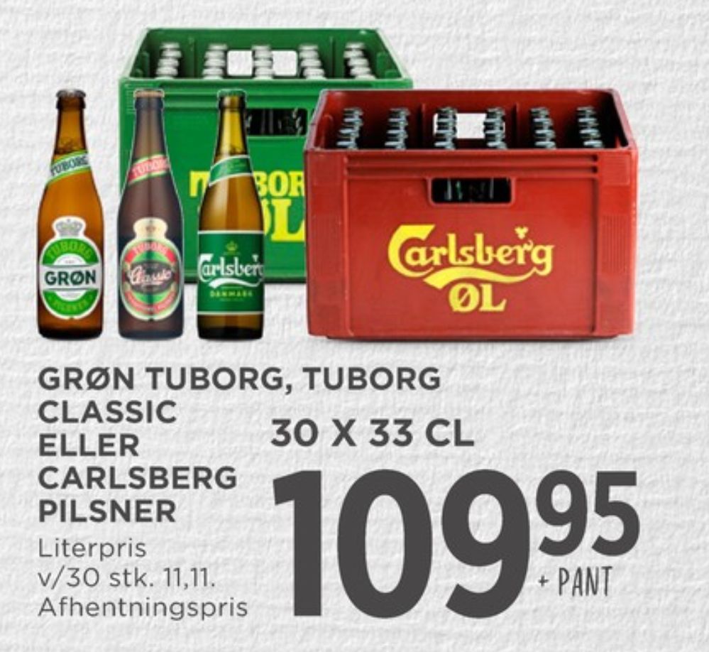 Tuborg Classic, Øl