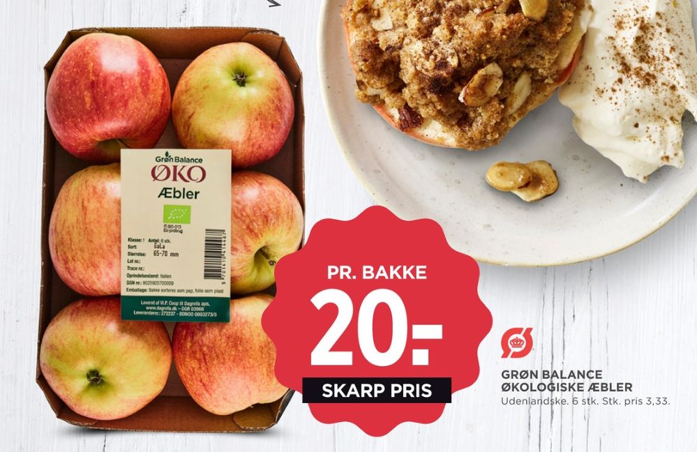 Grøn Balance, Æbler