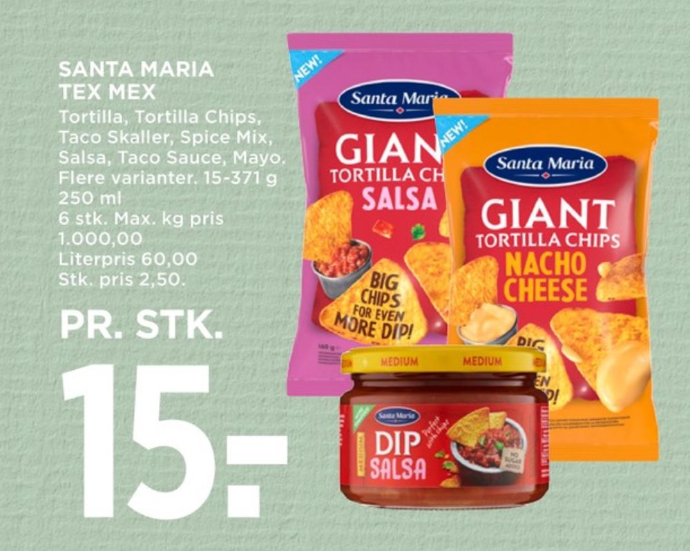 Santa Maria Giant, Tortilla Chips Salsa