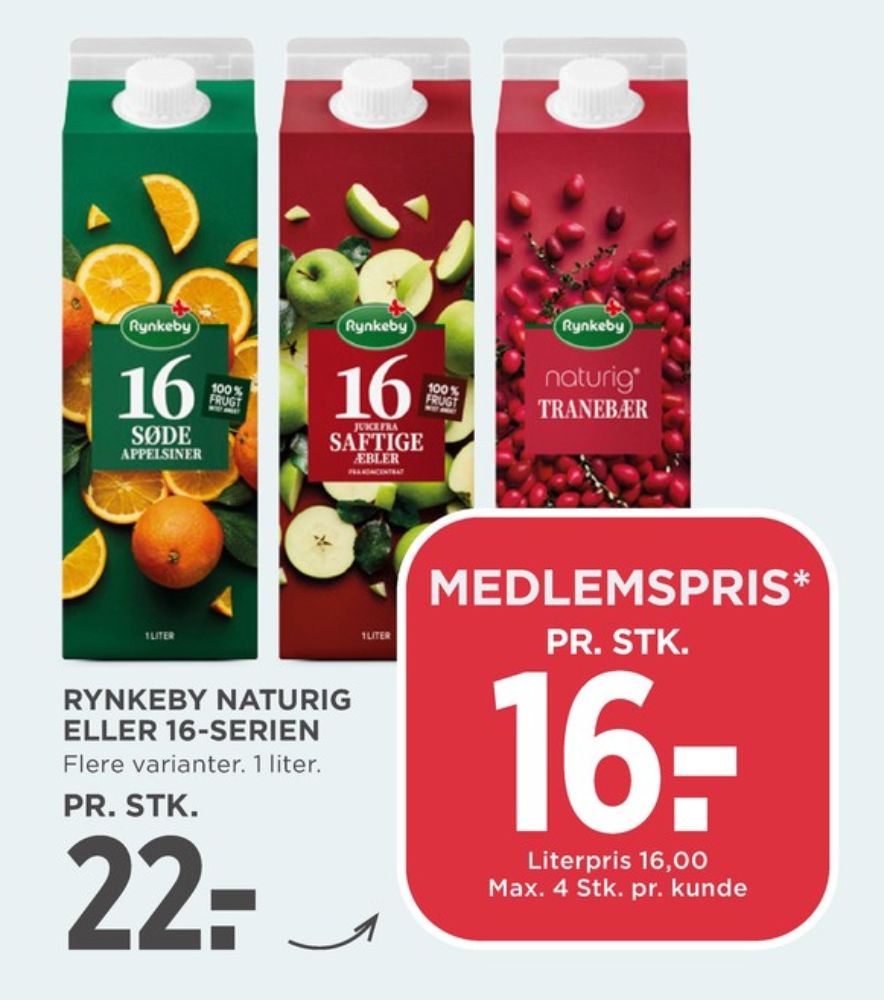 Rynkeby Naturig, Tranebærdrik