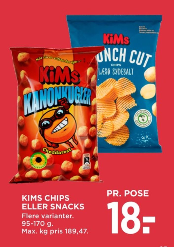 Kims, Crunch Cut Chips Læsø Sydesalt