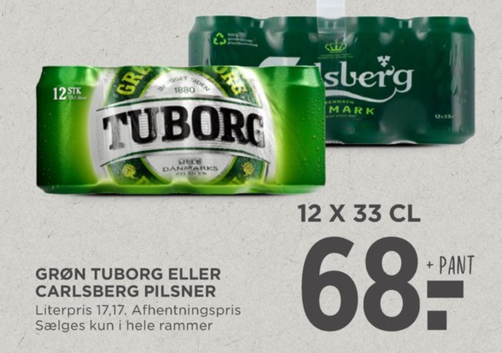 Carlsberg Pilsner, Øl 12 pk.