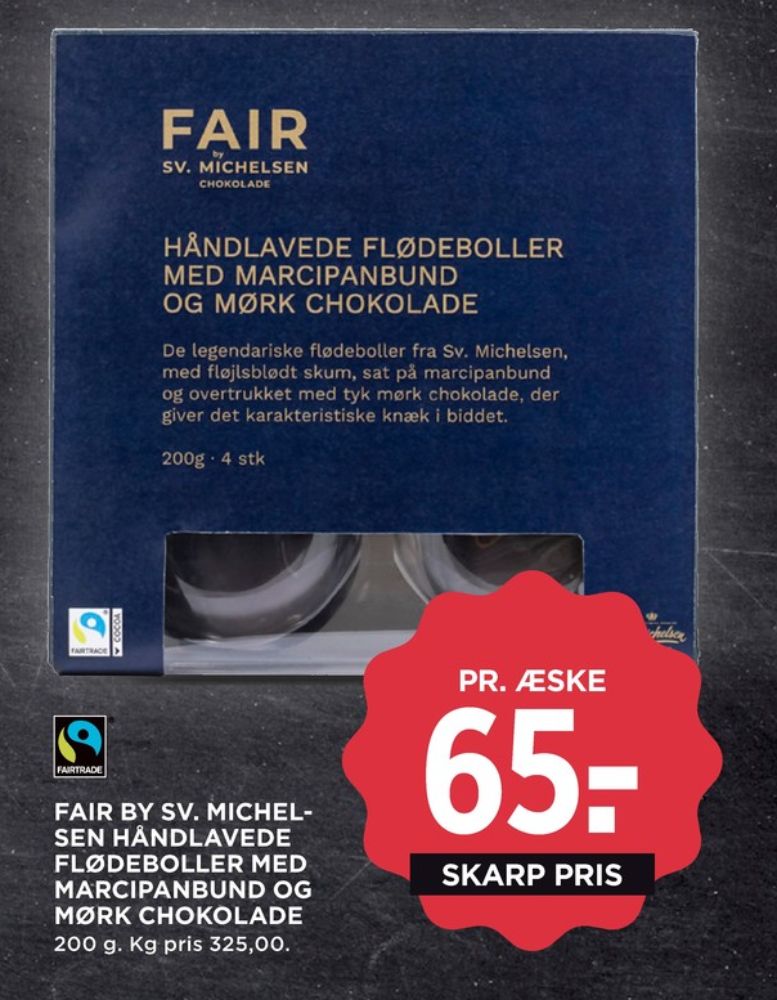 Sv Michelsen Chokolade Fair, Flødeboller