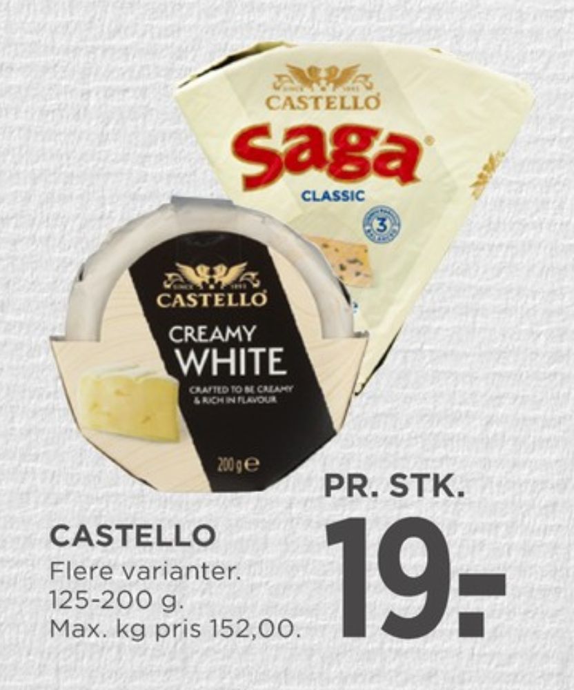 Castello Creamy White, Skimmelost