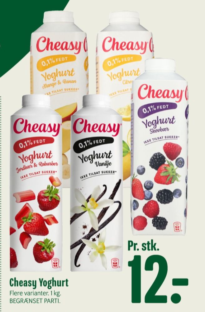 Cheasy, Vanilje Yoghurt 