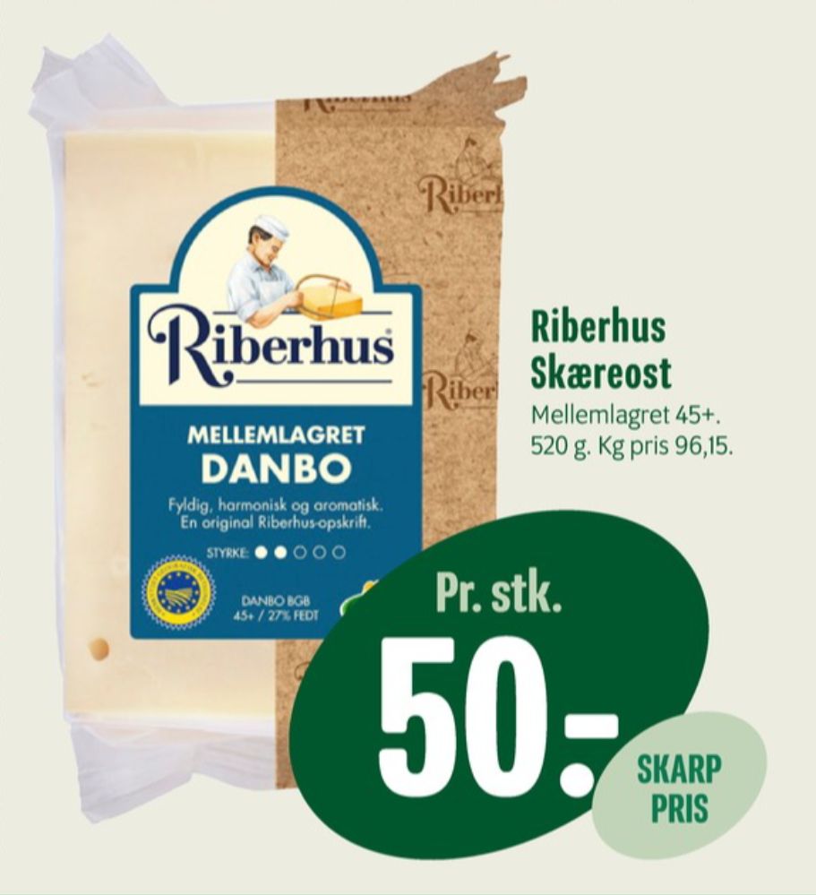 Riberhus, Skiveost Mellemlagret 45+