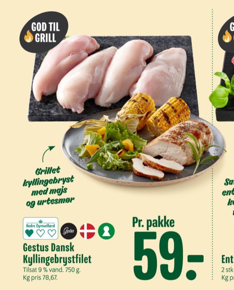 Gestus, Kyllingebrystfilet