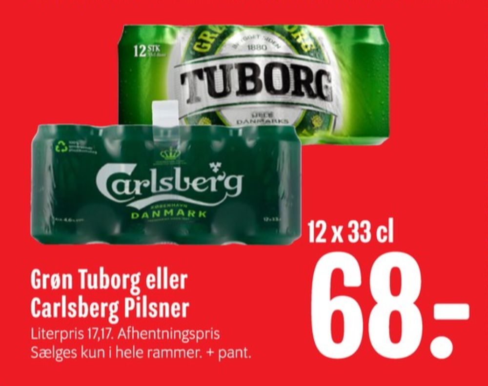 Carlsberg Pilsner, Øl 12 pk.