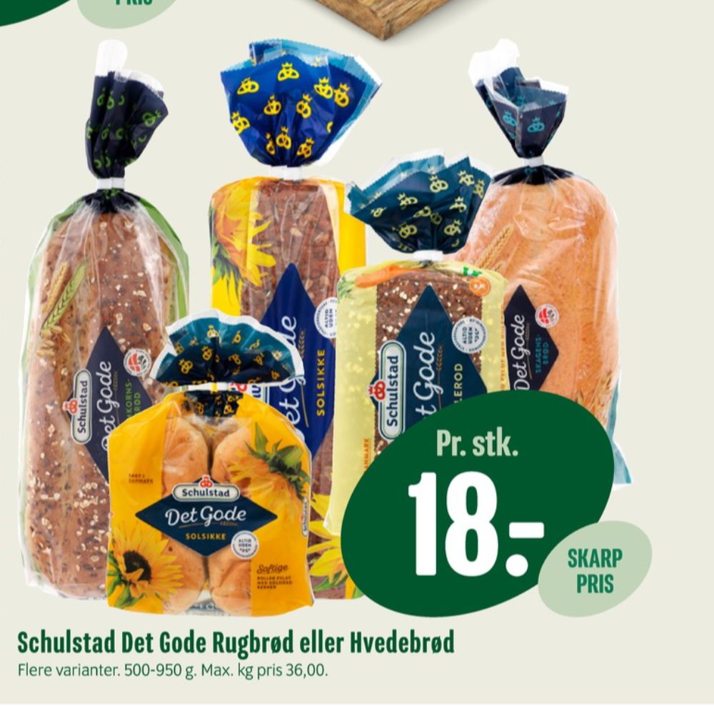 Schulstad Det Gode, Solsikkerugbrød