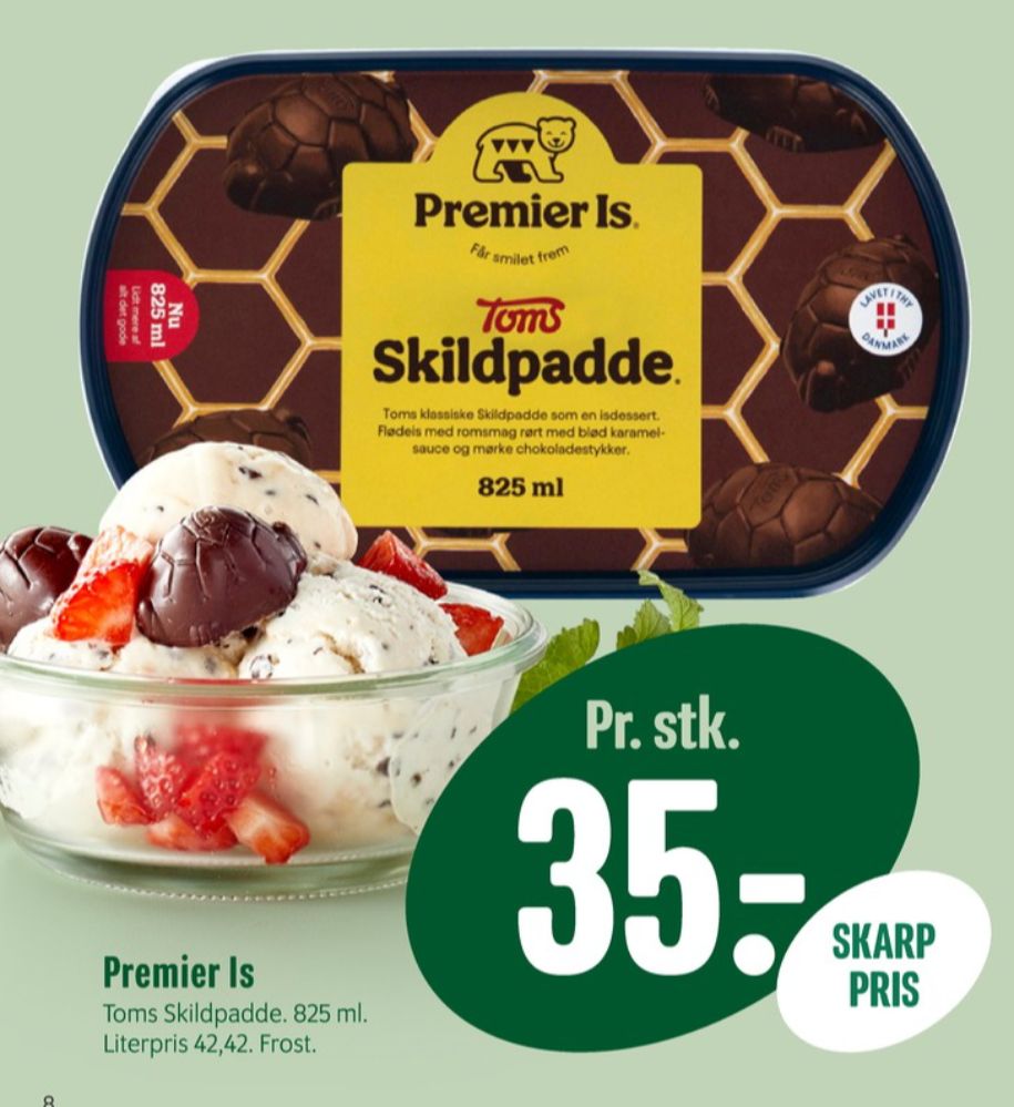 Premier, Toms Skildpadde is