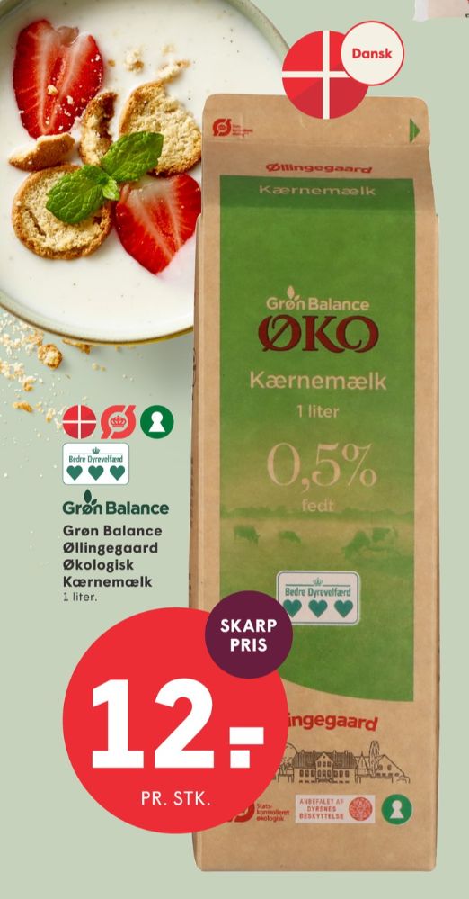 Grøn Balance, Kærnemælk 0,5%
