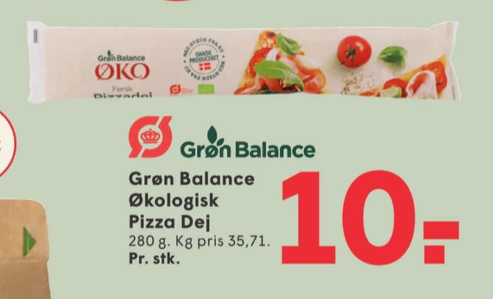 Grøn Balance, Pizzadej