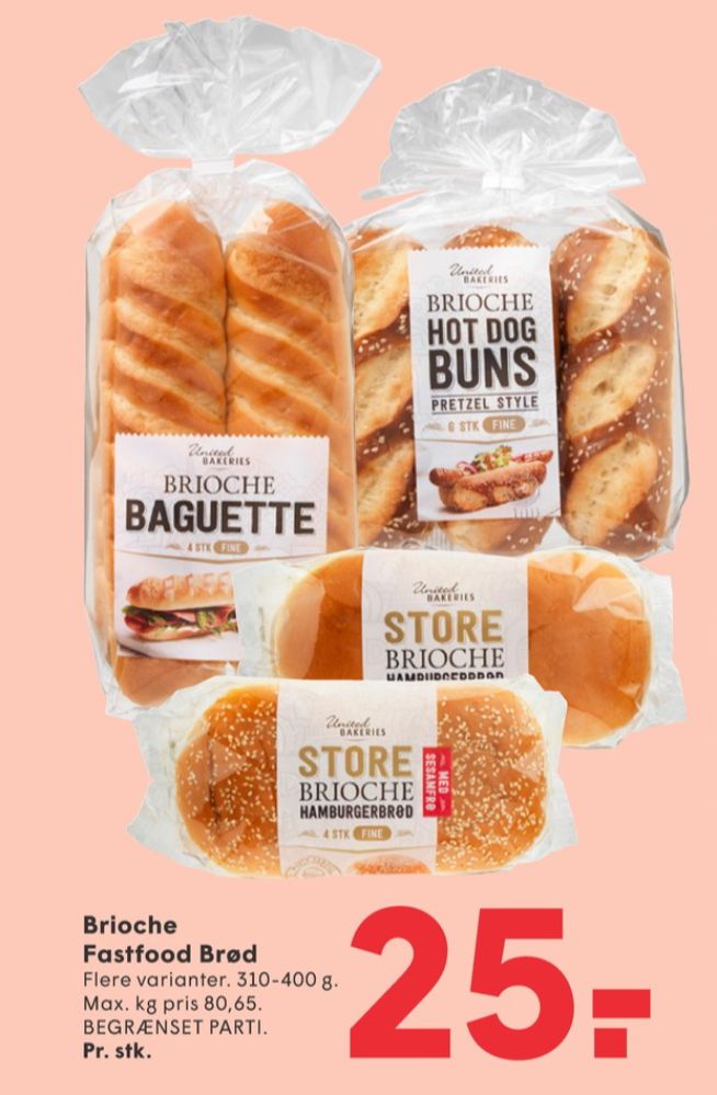 United Bakeries, Brioche Hotdogbrød