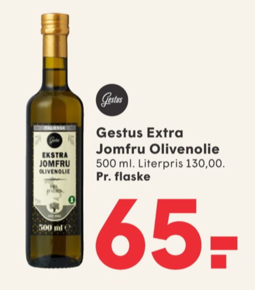 Gestus, Olivenolie