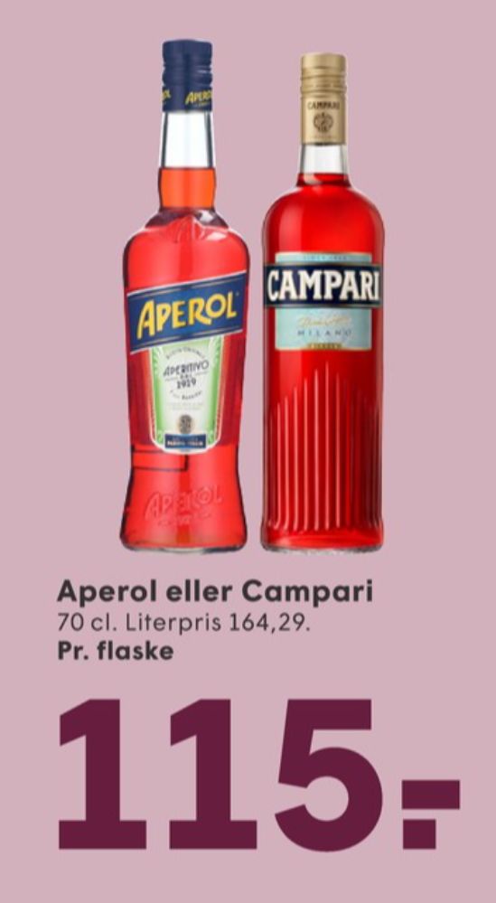 Campari, Bitter
