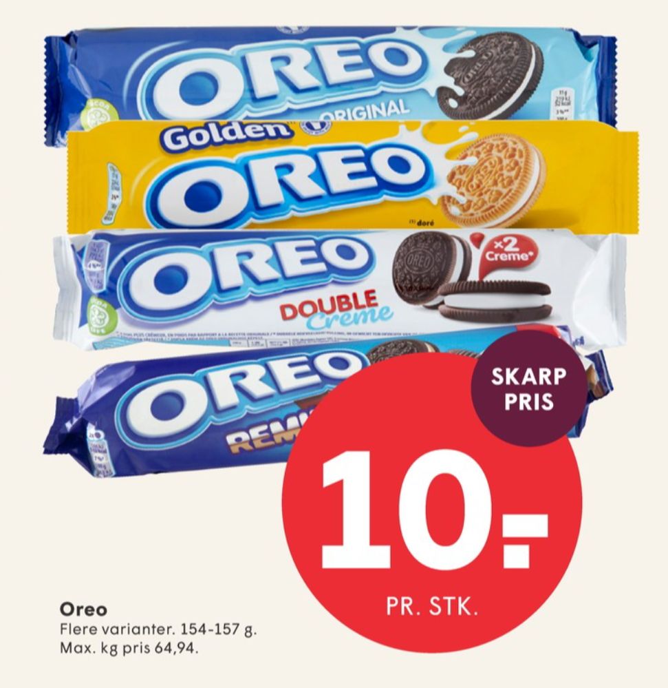 Oreo, Oreo Remix Rasb & vanilje 