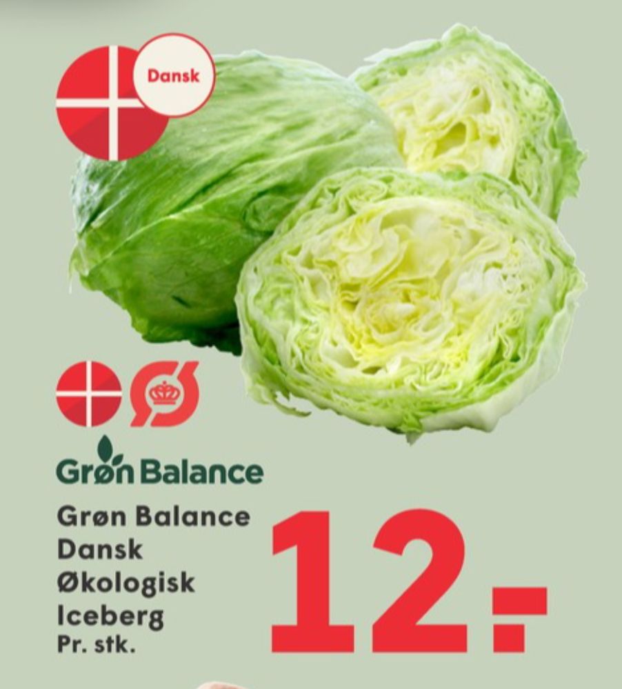 Grøn Balance, Icebergsalat