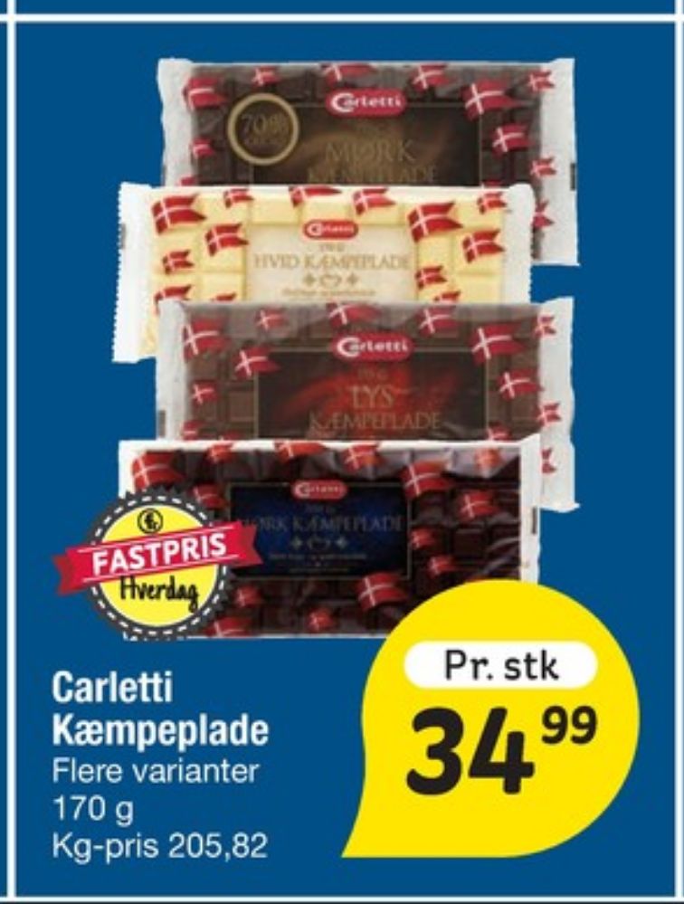 Carletti, Mørk Kæmpeplade