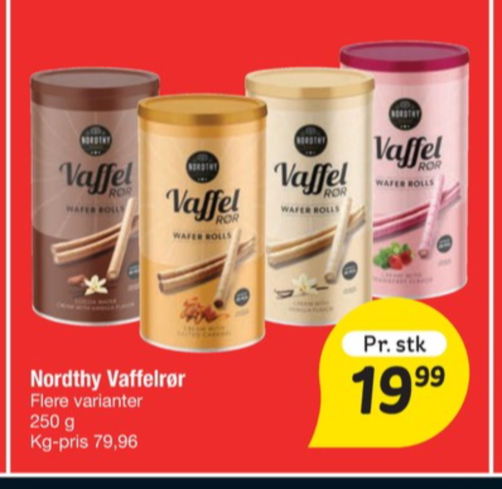 Nordthy, Vaffelrør Strawberry