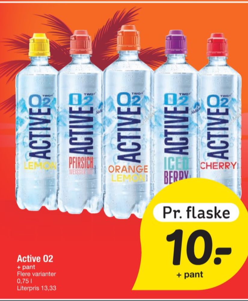 Active O2, Ice Tea Pfirsich