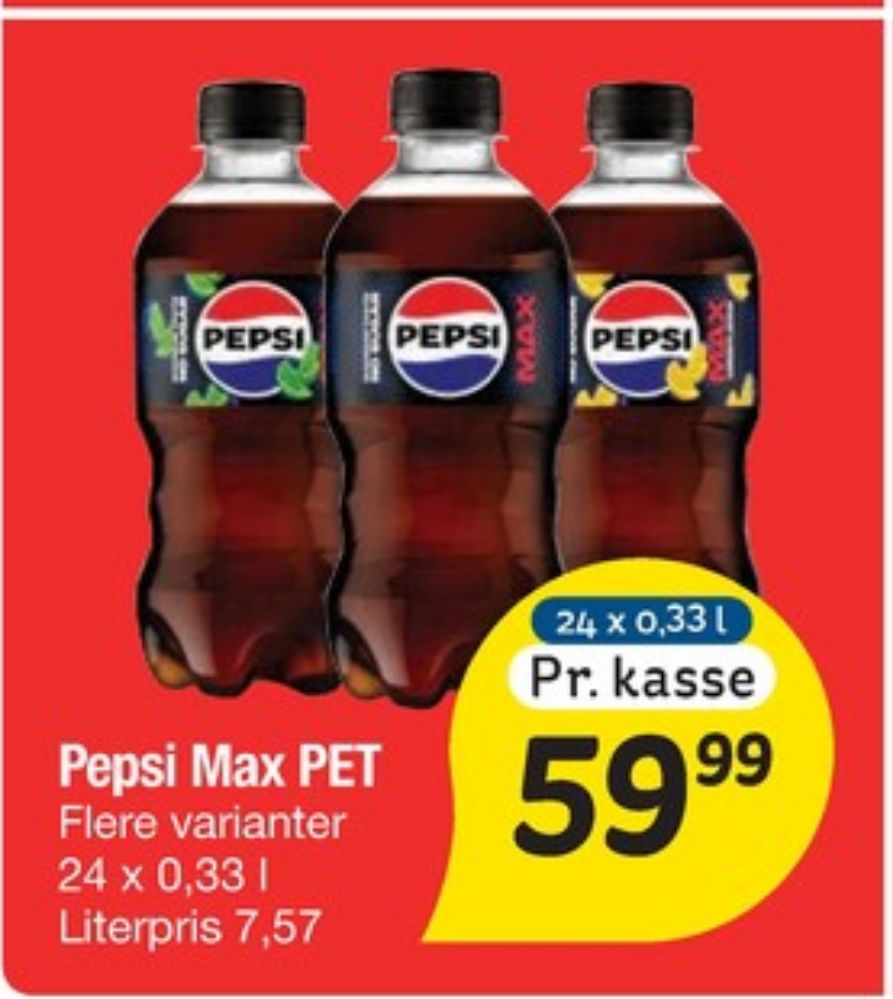 Pepsi Max, Cola 24 pk.