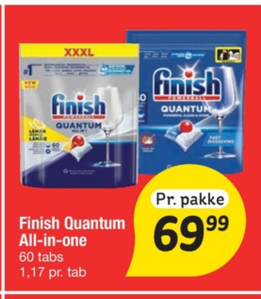 Finish, Maskinopvask-tabs
