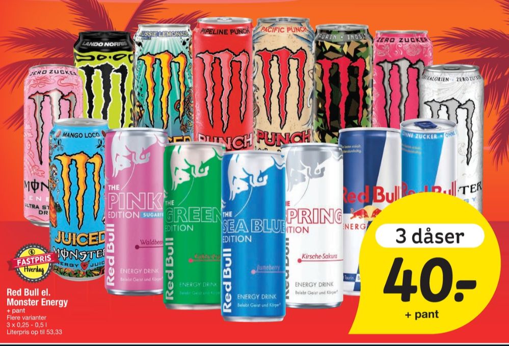 Red Bull The Green Edition, Energidrik