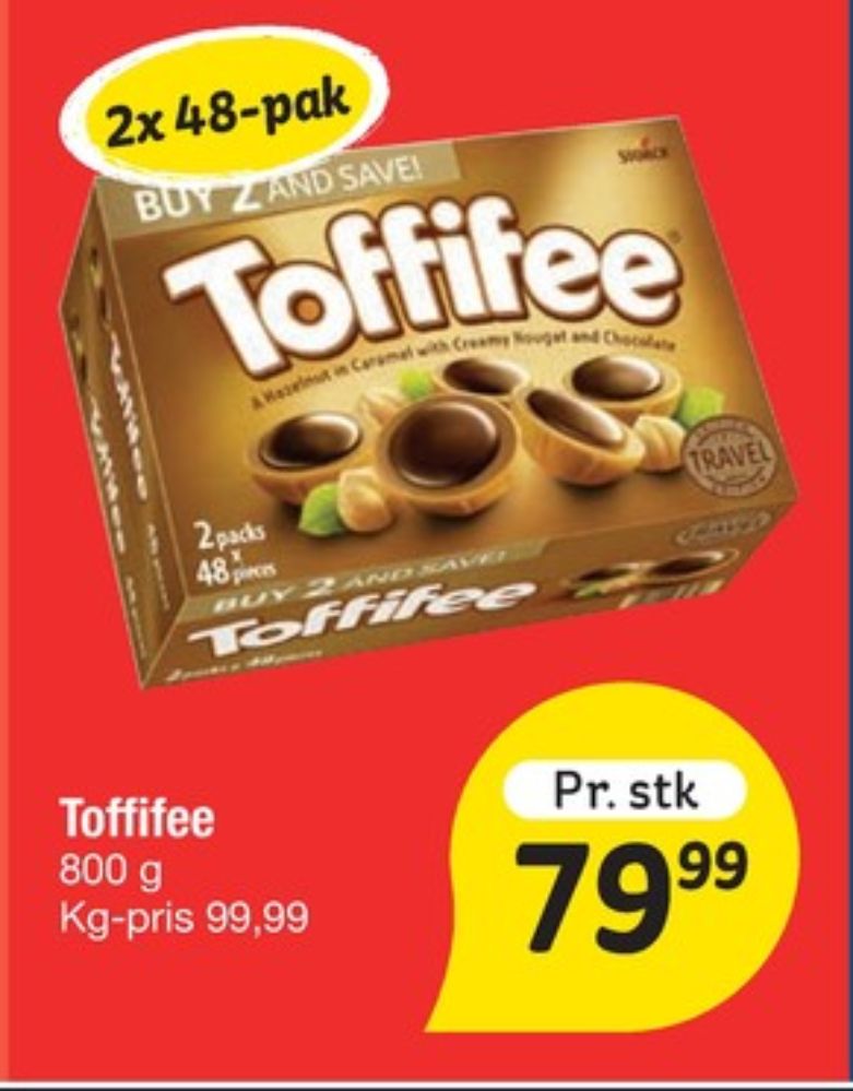 Toffifee, Dessertchokolade