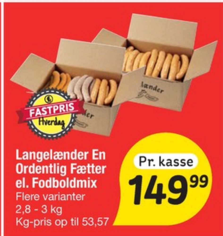 Langelænder, Pølser