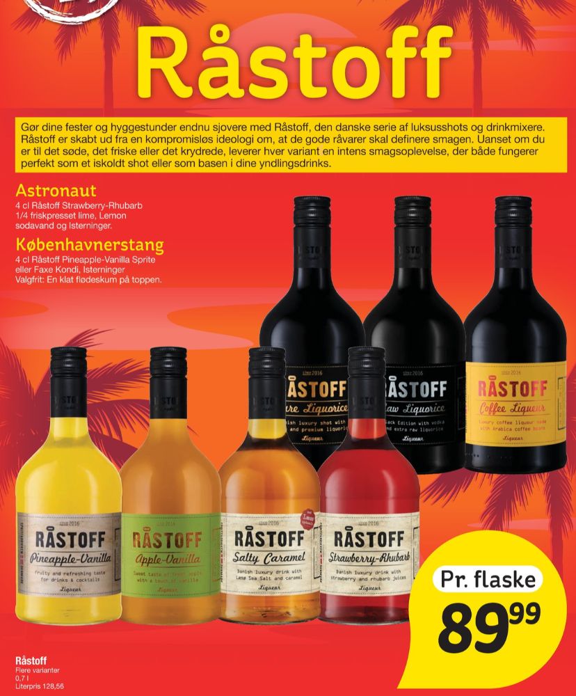 Råstoff Coffee Liqueur, Shots