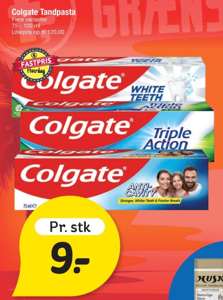 Colgate, Tandpasta