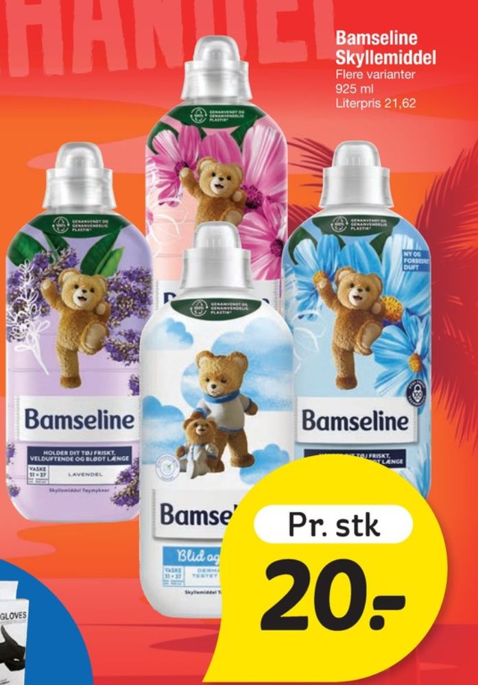 Bamseline, Skyllemiddel