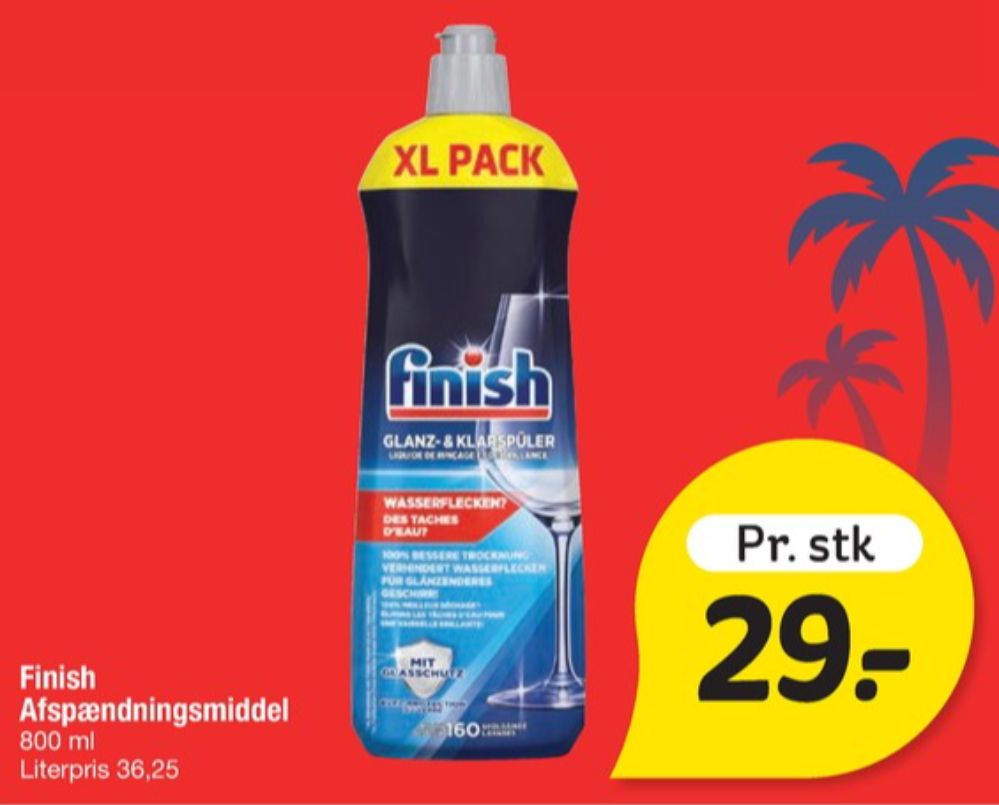 Finish, Afspændingsmiddel