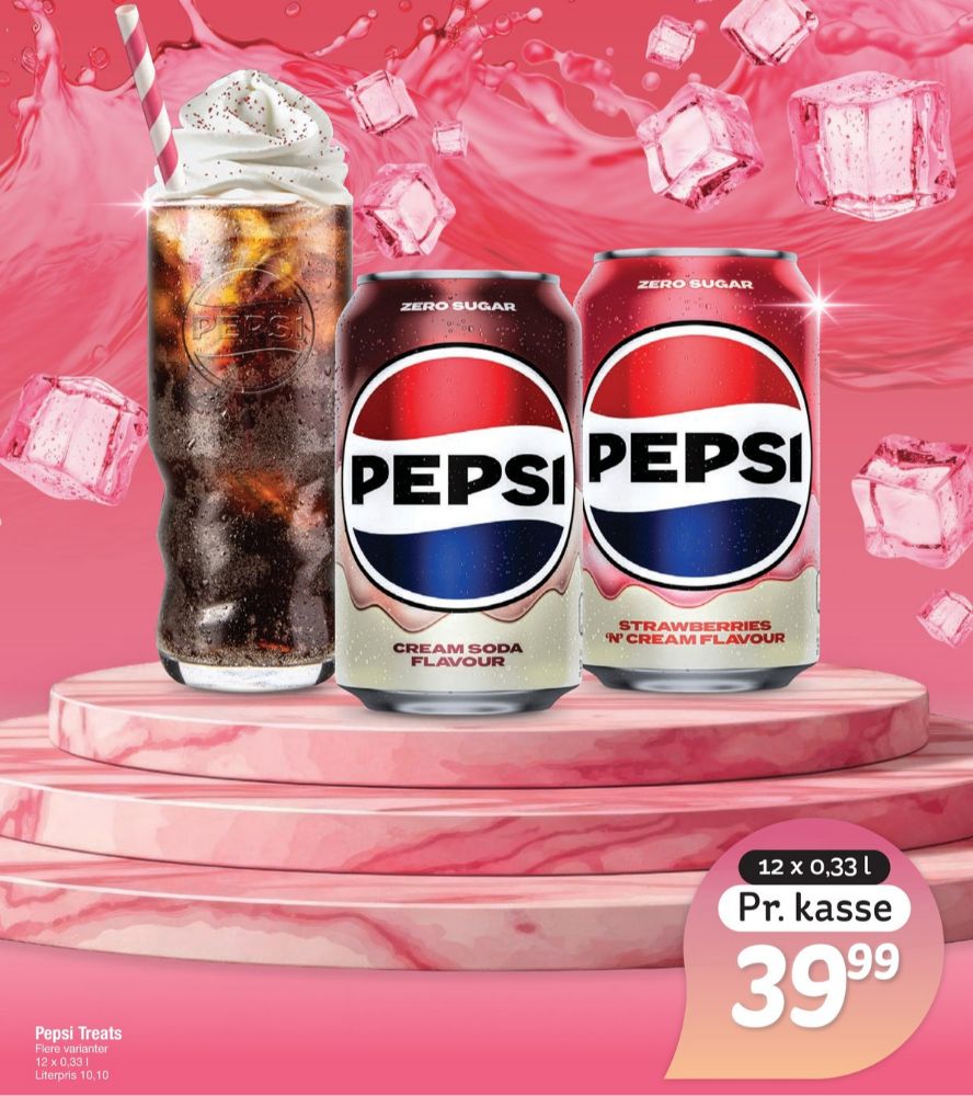Pepsi Strawberries & Cream, Cola