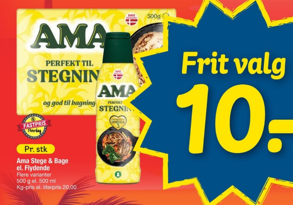 Ama, Margarine - flydende original